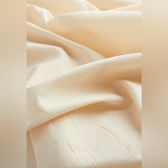 H&M Cream Pleated Maxi Dress Small - Picture 6 of 6